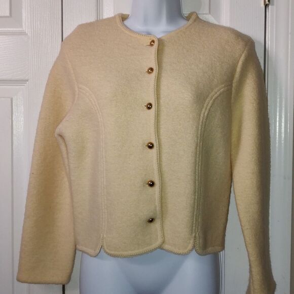 Tally-Ho 100% wool vintage jacket blazer 70s 80s Sz 10 - Picture 2 of 5